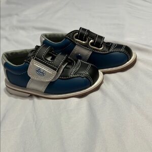 NWOT Blue and Black Kids Bowling Shoes